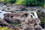 Mouth of waterfall